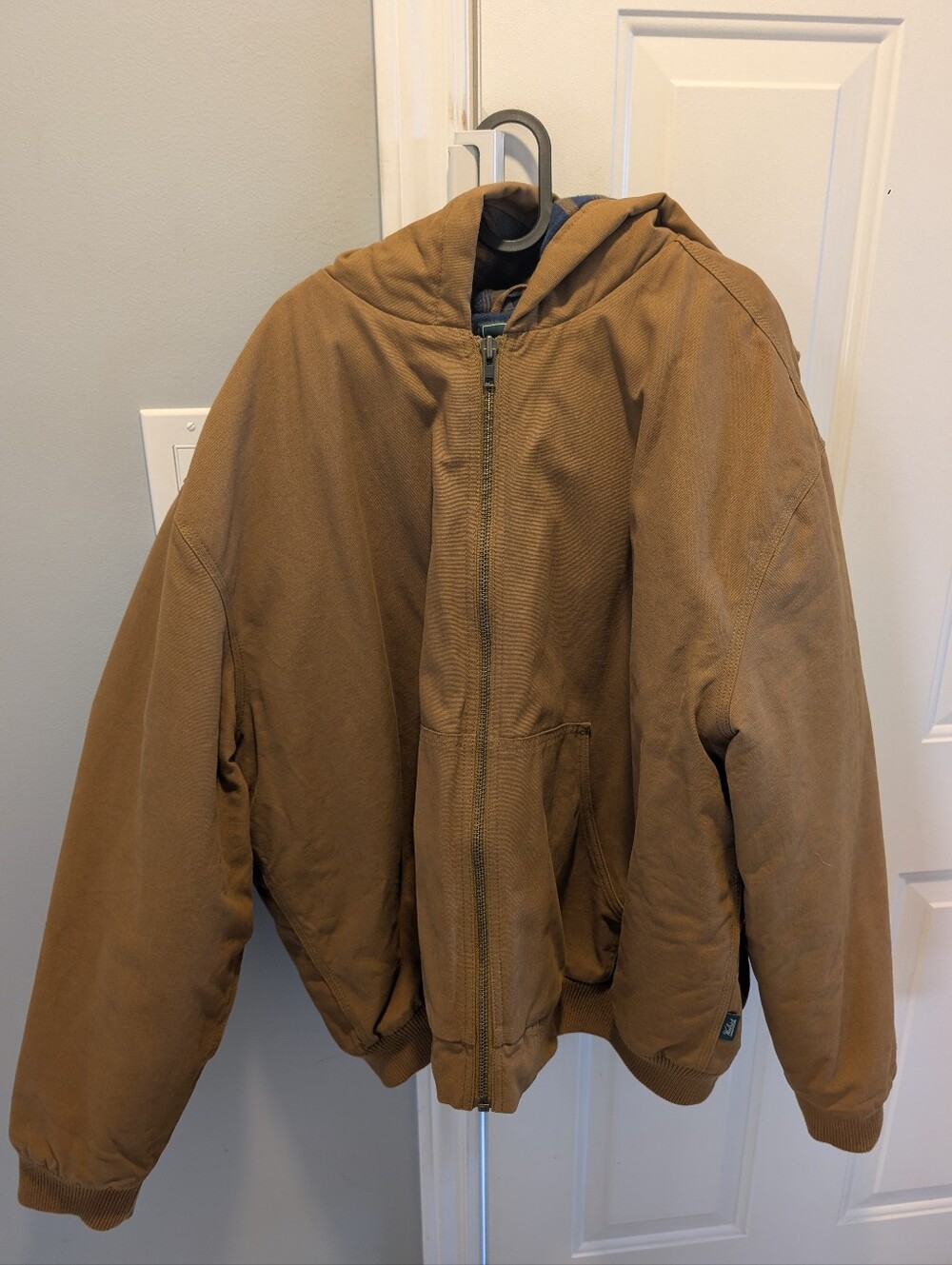 Woolrich Duck Canvas Grand Collection Hooded Bomber